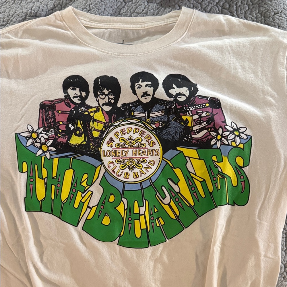 The Beatles Cream Logo Tee